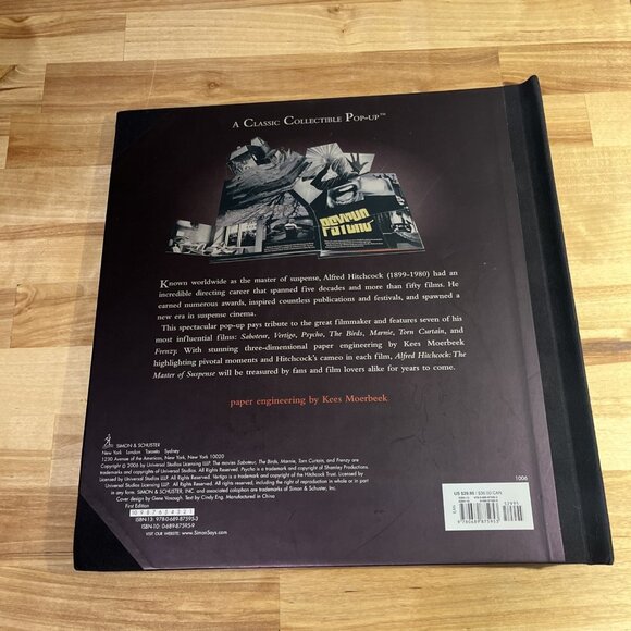 Alfred Hitchcock : The Master of Suspense: A Pop-Up Book by Kees Moerbeek - Picture 3 of 11